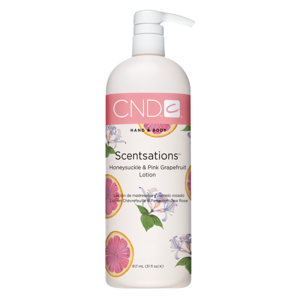 CND Scentsations Lotion – Honeysuckle and Pink Grapefruit – 31 oz