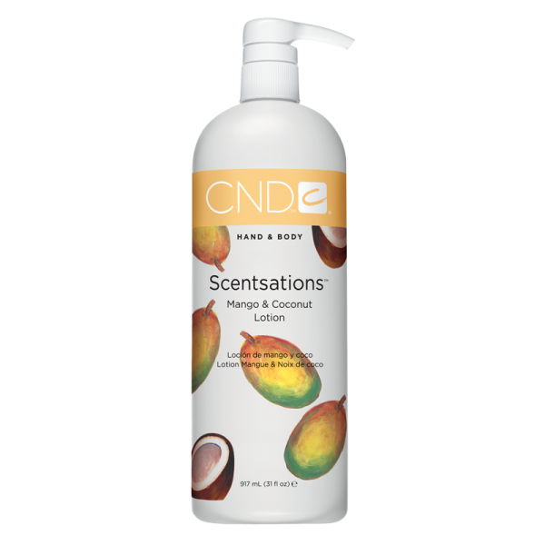 CND Scentsations Lotion – Mango and Coconut – 31 oz