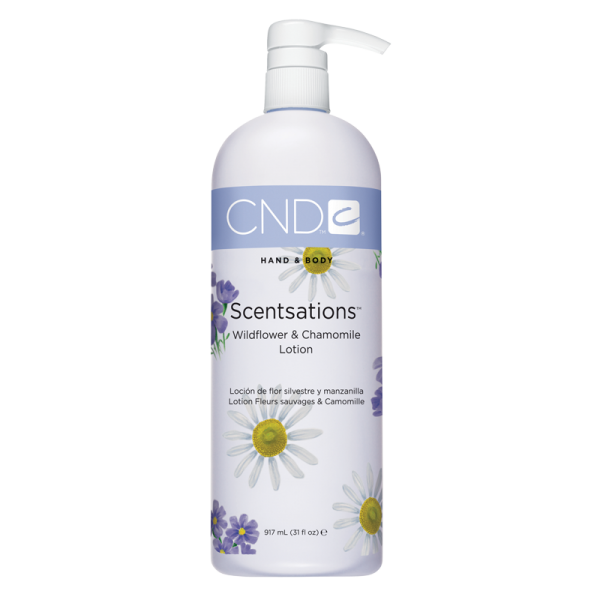 CND Scentsations Lotion – Wildflower and Chamomile – 31 oz