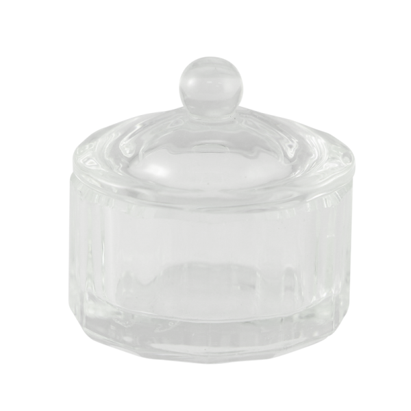 Carousel Shaped Crystal Powder Container (30 mm diam.)