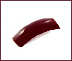 Colored Nail Tips - Half Well - Burgundy #02230 (100)
