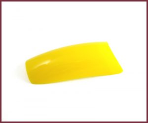 Colored Nail Tips - Half Well - Lemon Yellow #3 (100)