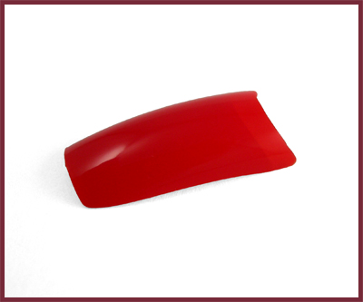 Colored Nail Tips – Half Well – Light Red #1 (100)