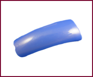 Colored Nail Tips – Half Well – Metallic Blue/Purple #11 (110)