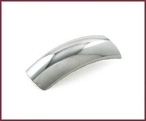 Colored Nail Tips - Half Well - Metallic Silver #221 (100)