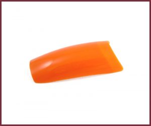Colored Nail Tips - Half Well - Orange #7 (100)
