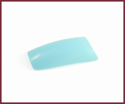 Colored Nail Tips – Half Well – Powder Blue #4 (100)