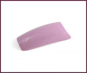 Colored Nail Tips - Half Well - Purple #6 (100)