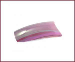 Colored Nail Tips - Half Well - Purple Rainbow #14 (110)