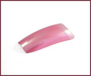 Colored Nail Tips - Half Well - Rainbow Candy Pink #12 (100)