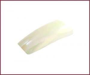 Colored Nail Tips - Half Well - Rainbow White Pearl #03 (100)