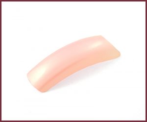 Colored Nail Tips - Half Well - Salmon Pearl #02255 (100)