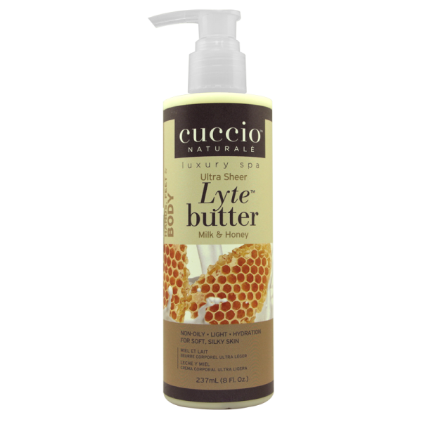 Cuccio Lyte Butter Honey & Milk 8oz