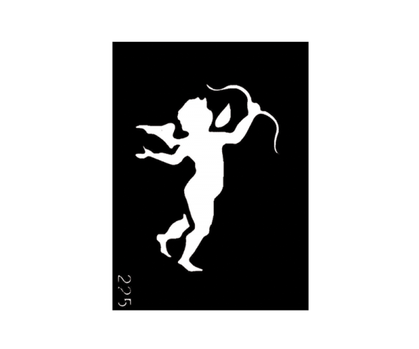 Cupid Body Stencil #225 (3" x 4")