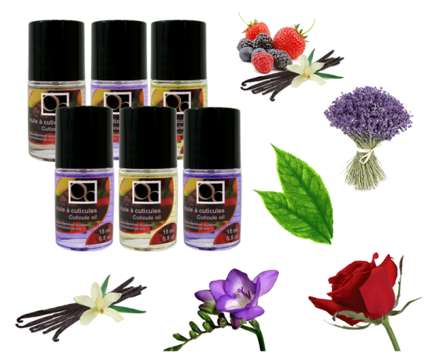 Cuticle Oil Kit of 6 Fragrances – Floral