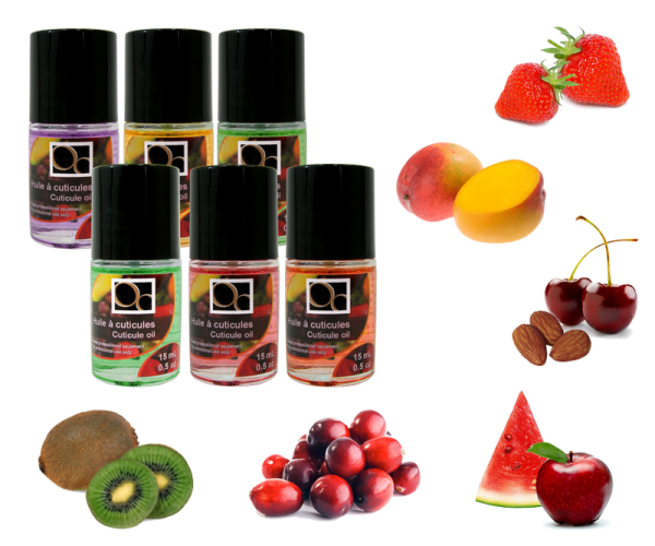 Cuticle Oil Kit of 6 Fragrances – Fruits