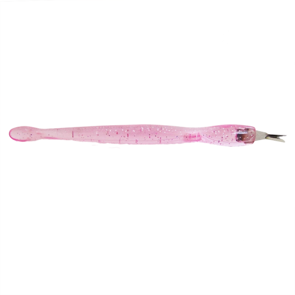 Cuticle V Cutter and Cuticle Pusher - Pink