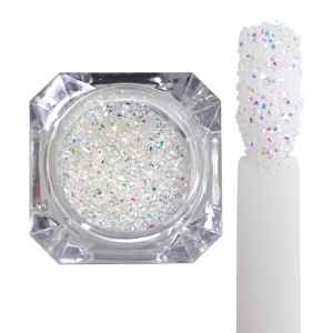Decorative ''pixie'' stones - holographic color 1.1mm
