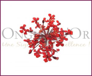 Decorative Dried Flowers Model 2 color Cherry Red