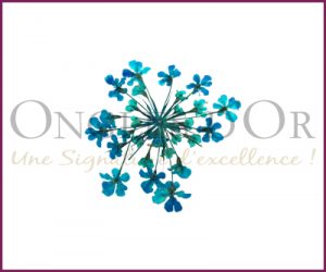 Decorative Dried Flowers model 2 Color Turquoise