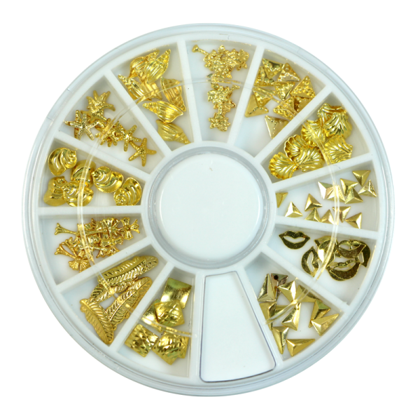 Decorative Metal Studs – Gold  – Small 1