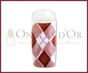 Decorative Nail Tips - Full Well - Miu Miu Red/Pink (70)