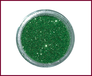 Decorative powder pale green Glitters # GT15-3G