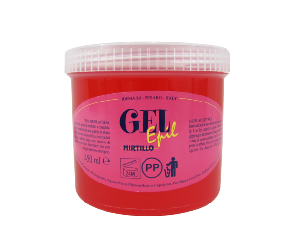 Depilatory Wax – Gel Epil Bilberry 450 mL (Plastic jar)