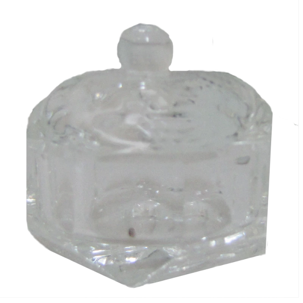 Diamond Shaped Crystal Powder Container (30 mm diam.)