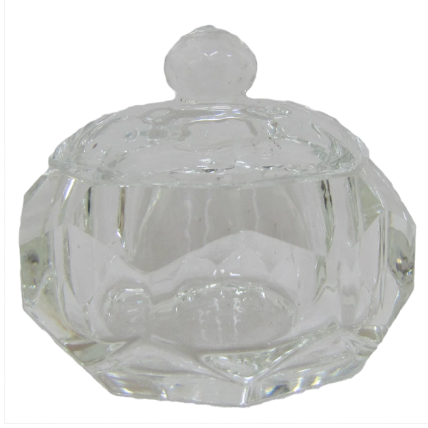 Diamond Shaped Crystal Powder Container (40 mm diam.)