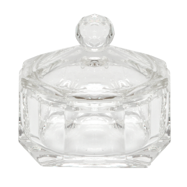 Diamond Shaped Crystal Powder Container (interior diameter of 45 mm)