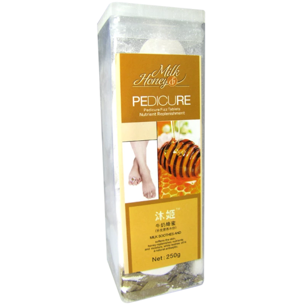 Effervescent Tablets Pedicure Milk and Honey 250g