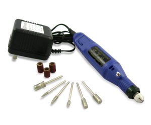 Electric File for Beginners with Variable Speed - Blue 110 V