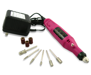 Electric File for Beginners with Variable Speed - Pink 110 V