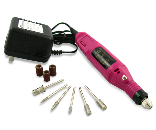 Electric File for Beginners with Variable Speed - Pink 110 V
