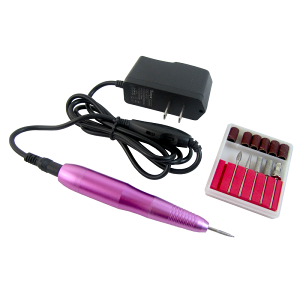 Electric Nail File 14K with Speed Control Pink 110V