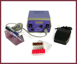 Electric Pro. Nail File (30K) (foot pedal+twist-lock) Purple 110