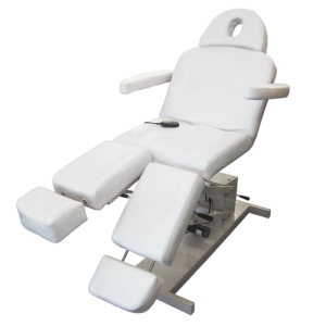 Electrical White Adjustable Aesthetic Chair - 2 motors (2205)