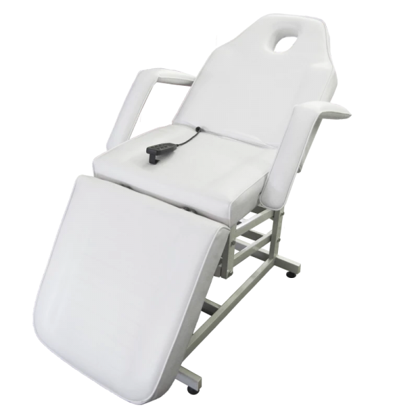 Electrical White Adjustable Aesthetic Chair - 3 motors (2233)