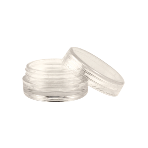 Empty Clear Plastic Jar with Lid - 2g