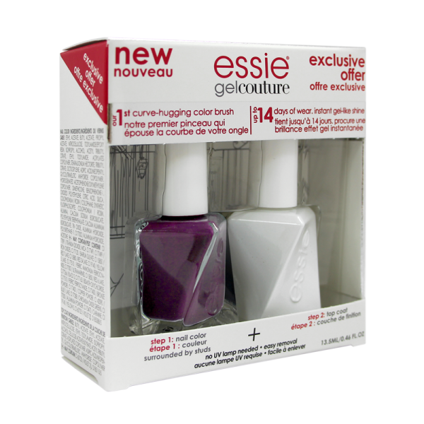 Essie Gel Couture Duo Color + Top Turn N Pose