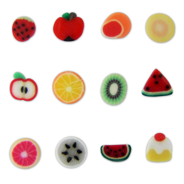 Fimos Wheel – Fruit Slices – Various Colors