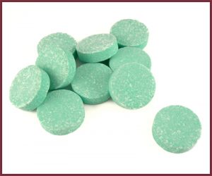 Foot Care Effervescent Tablets - Green (Fizz Tablets) (10 pcs)