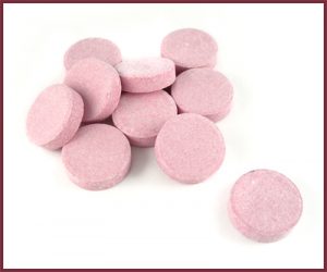 Foot Care Effervescent Tablets - Pink (Fizz Tablets) (10 pcs)