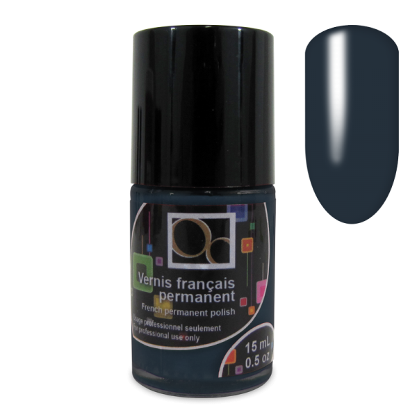 French Permanent Polish 15ml - Deep Blue