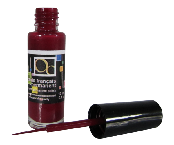 French Permanent Polish Burgundy 10ml