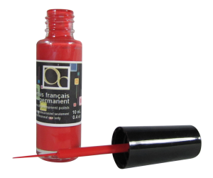 French Permanent Polish Coral Red 10ml