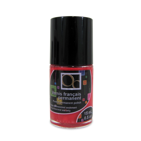 French Permanent Polish Coral Red 15 ml