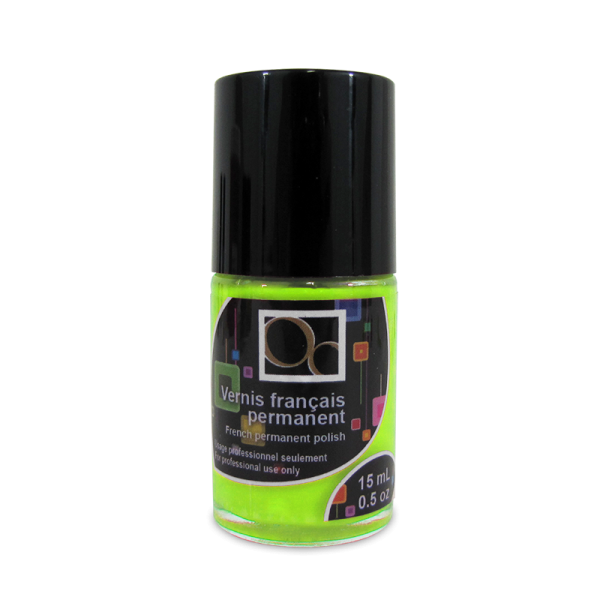 French Permanent Polish Fluorescent Green 15 ml