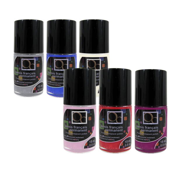 French Permanent Polish Kit - Ardent (6 pcs)